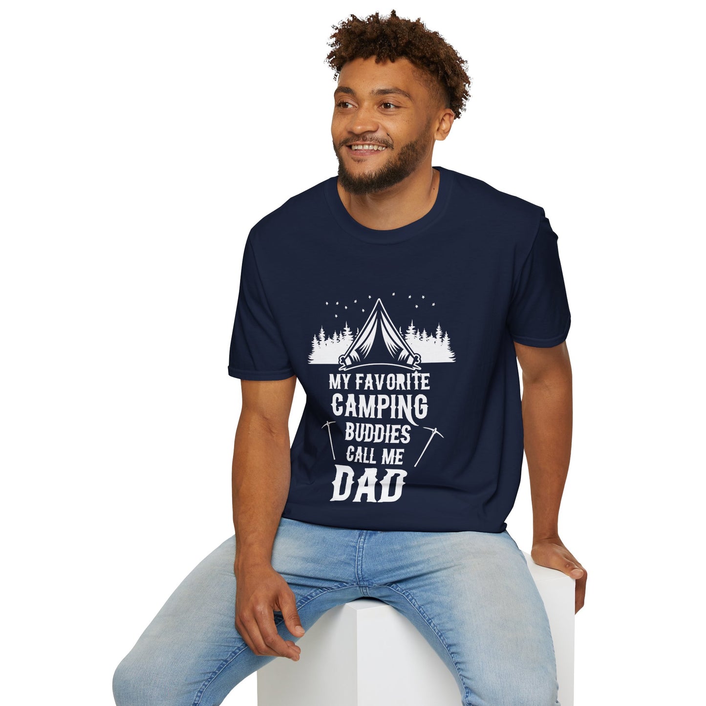 Camping with dad tees