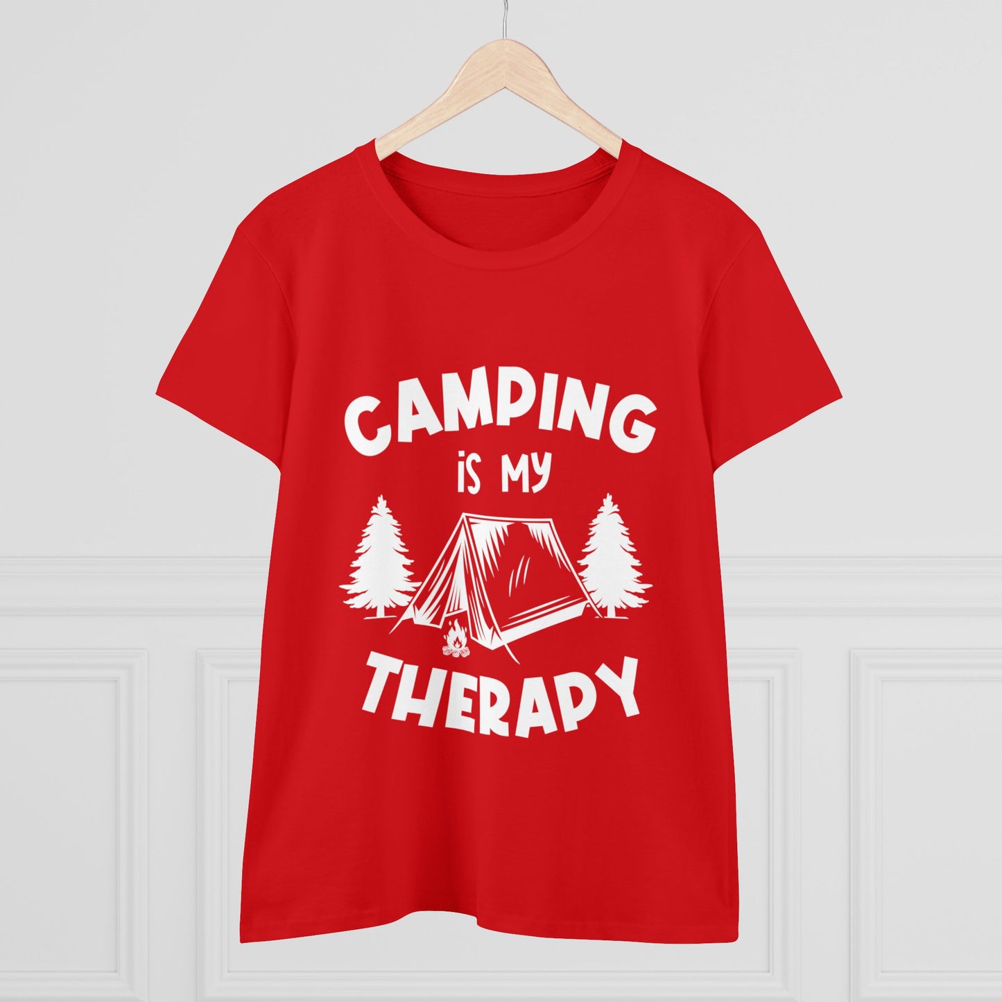 Women's Midweight Cotton Tee Camping