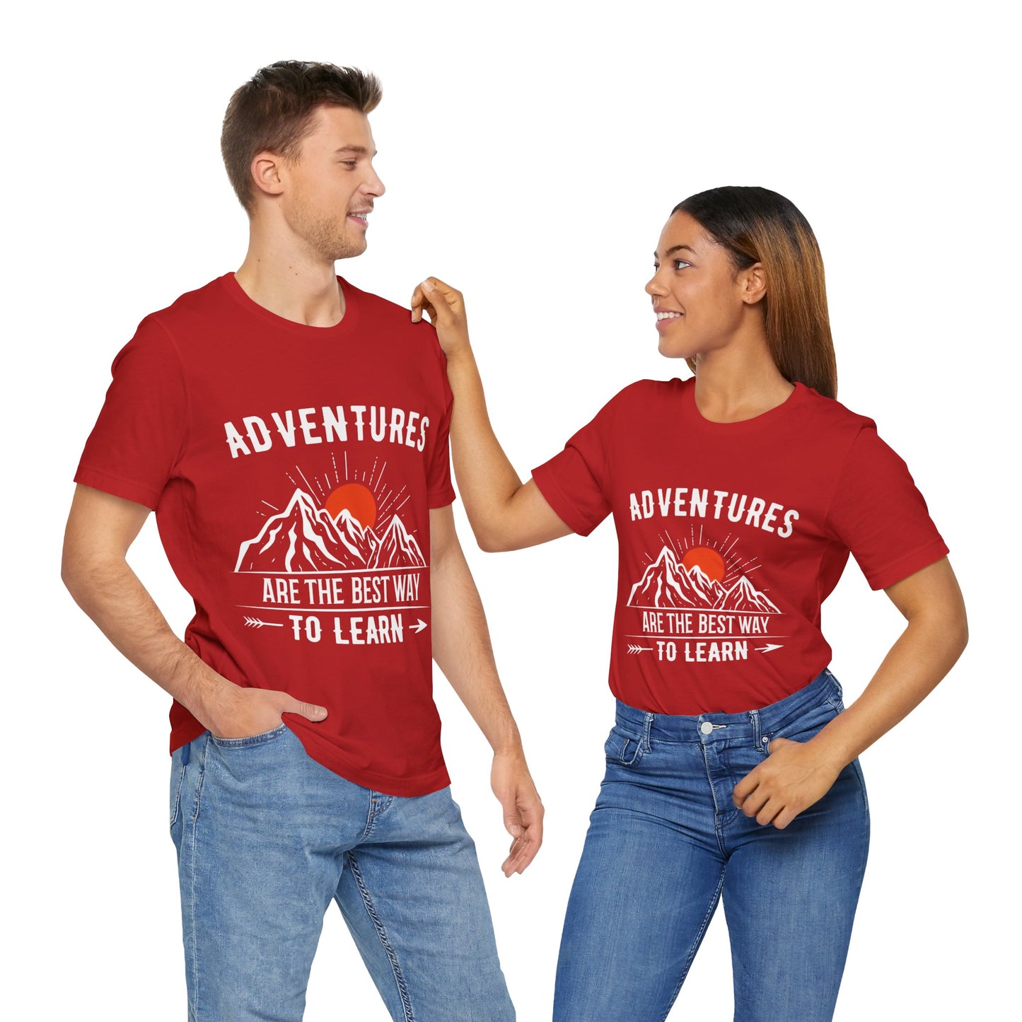 Adventure  Short Sleeve Tee Camping outdoors