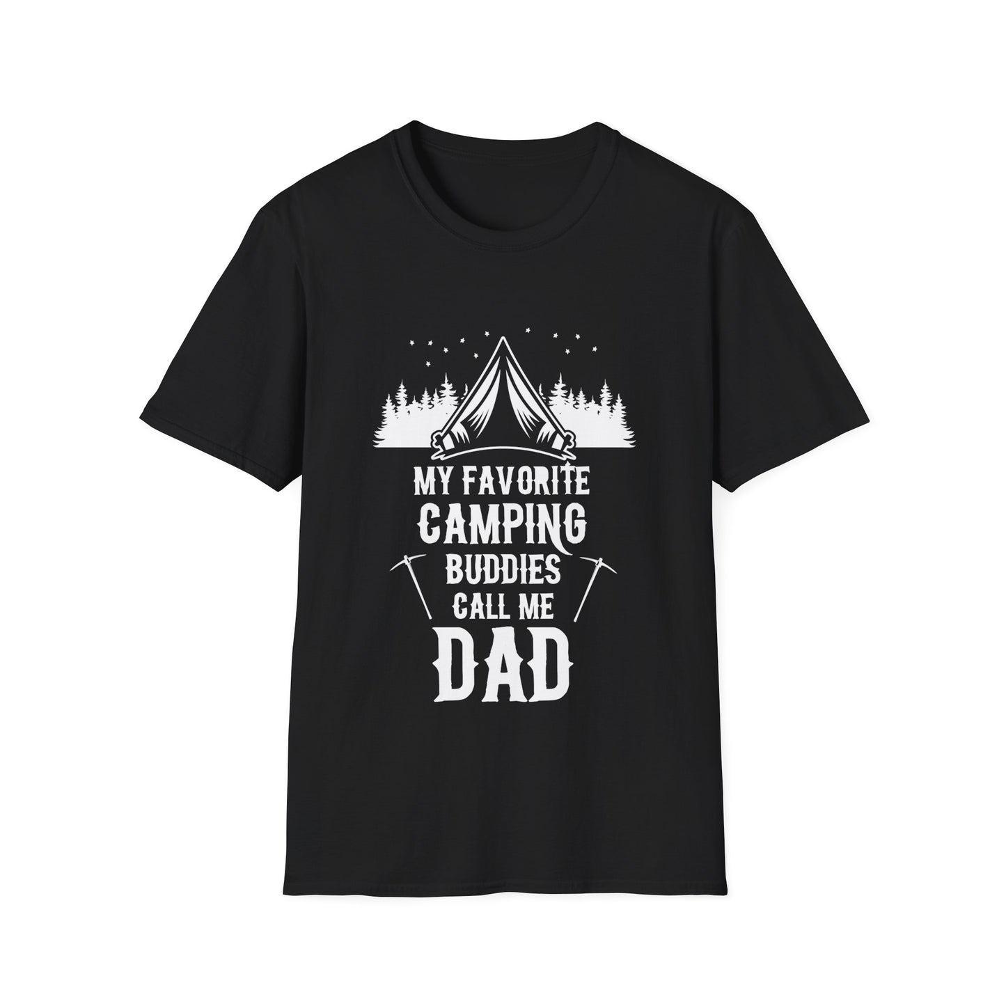 Camping with dad tees