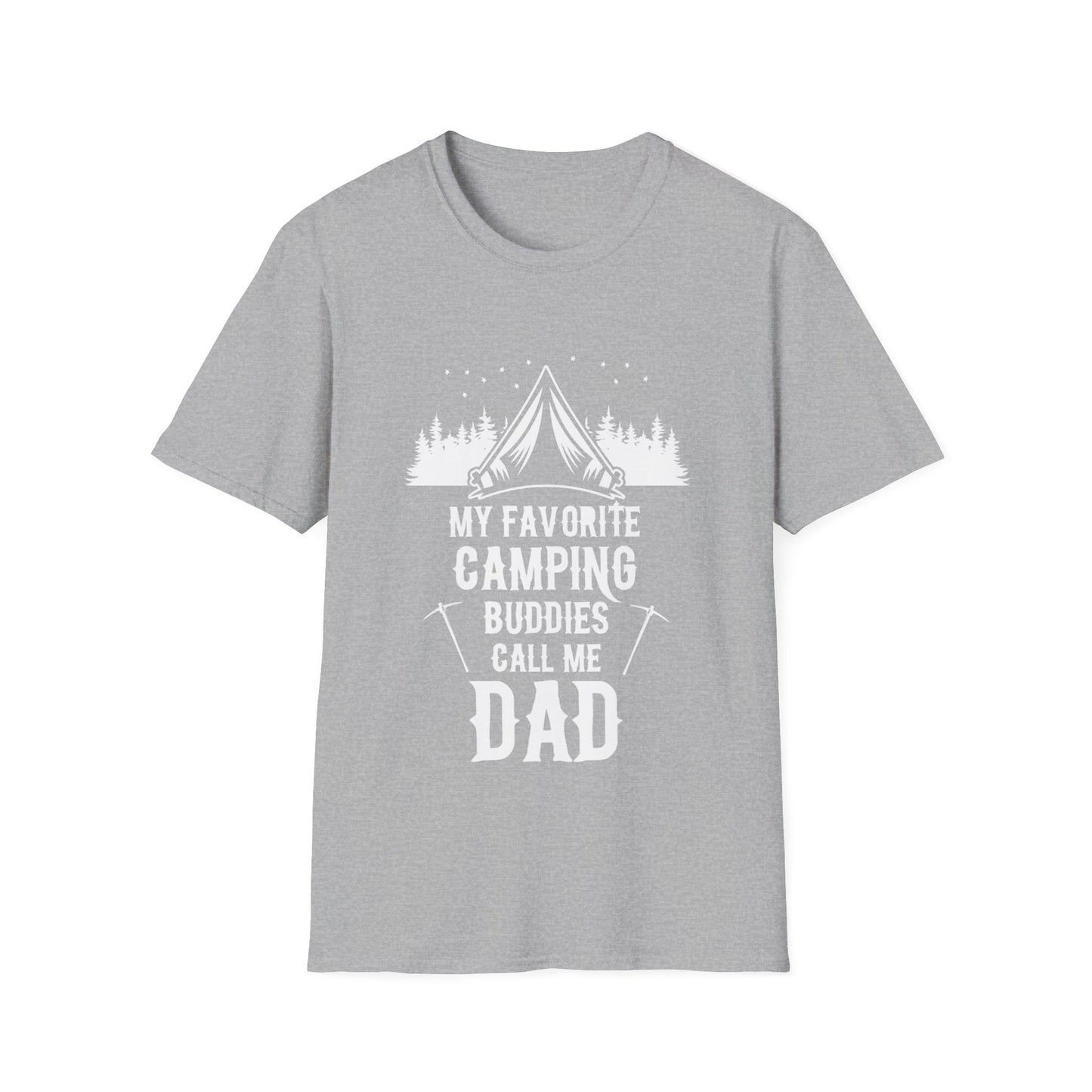 Camping with dad tees