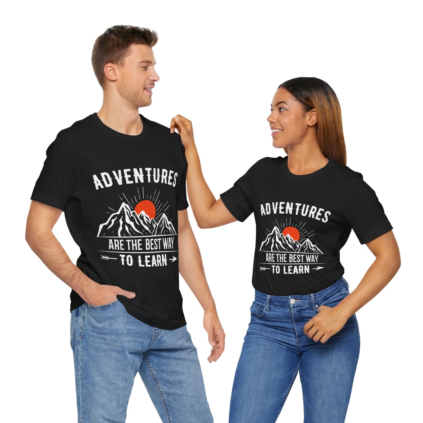 Adventure  Short Sleeve Tee Camping outdoors