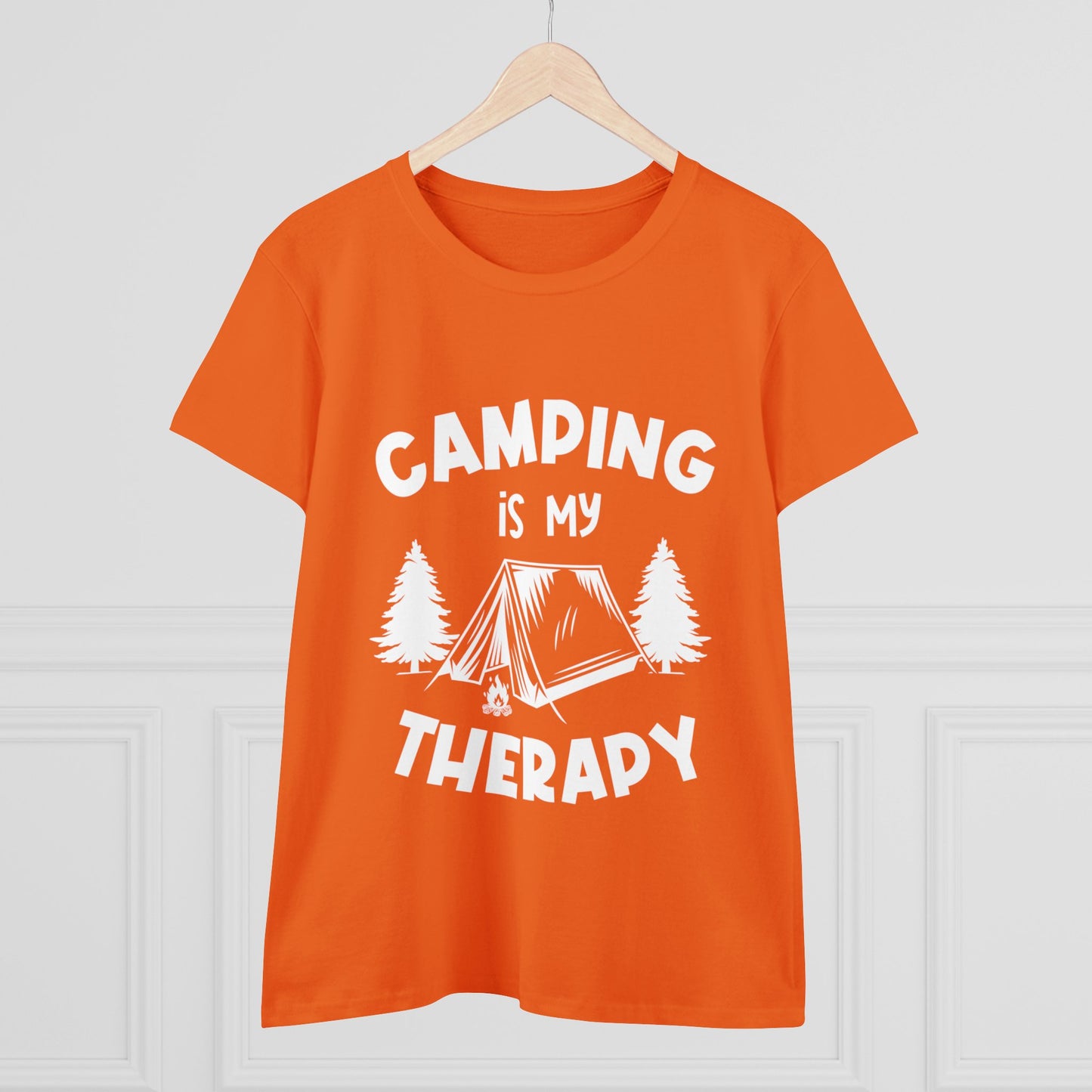 Women's Midweight Cotton Tee Camping