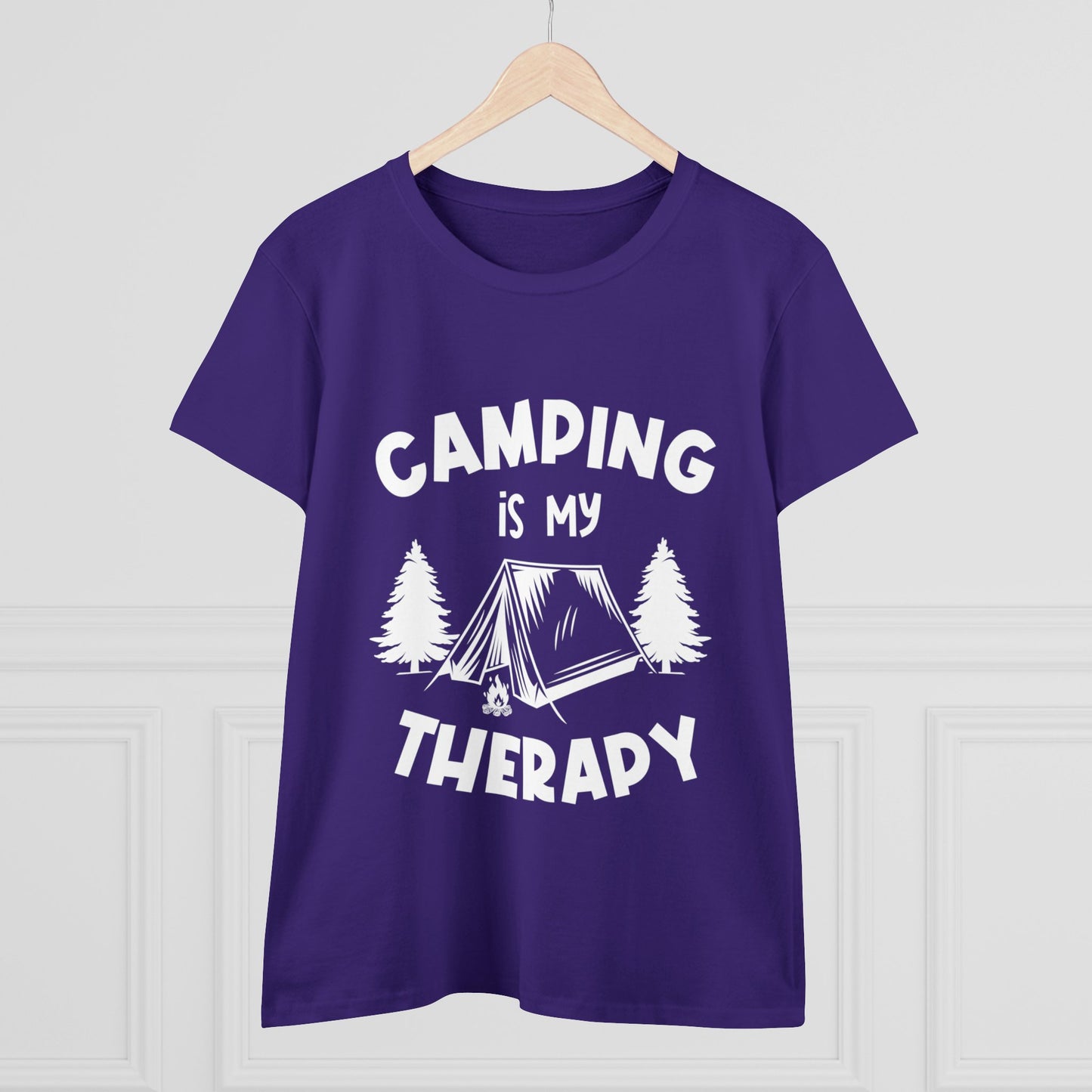 Women's Midweight Cotton Tee Camping