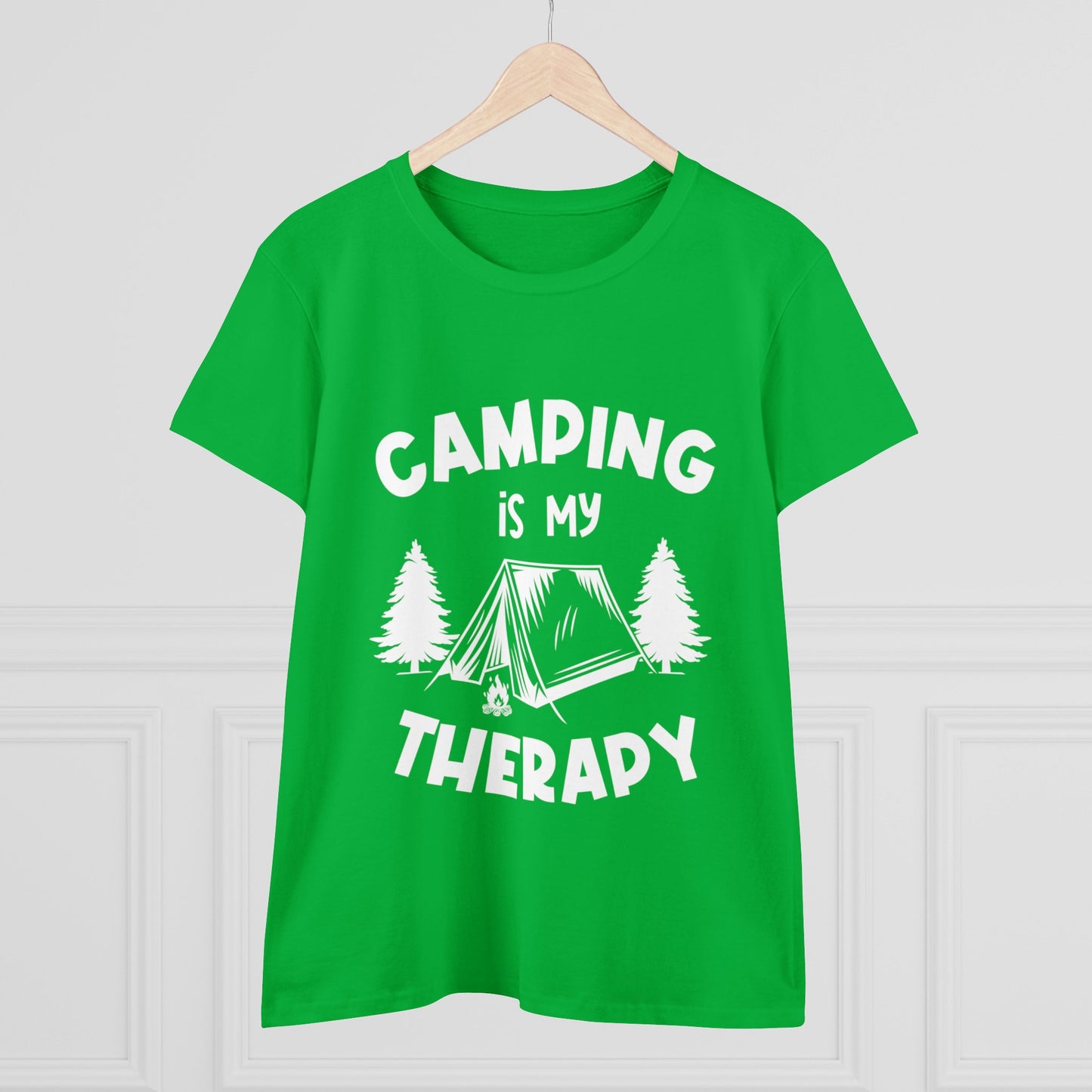 Women's Midweight Cotton Tee Camping