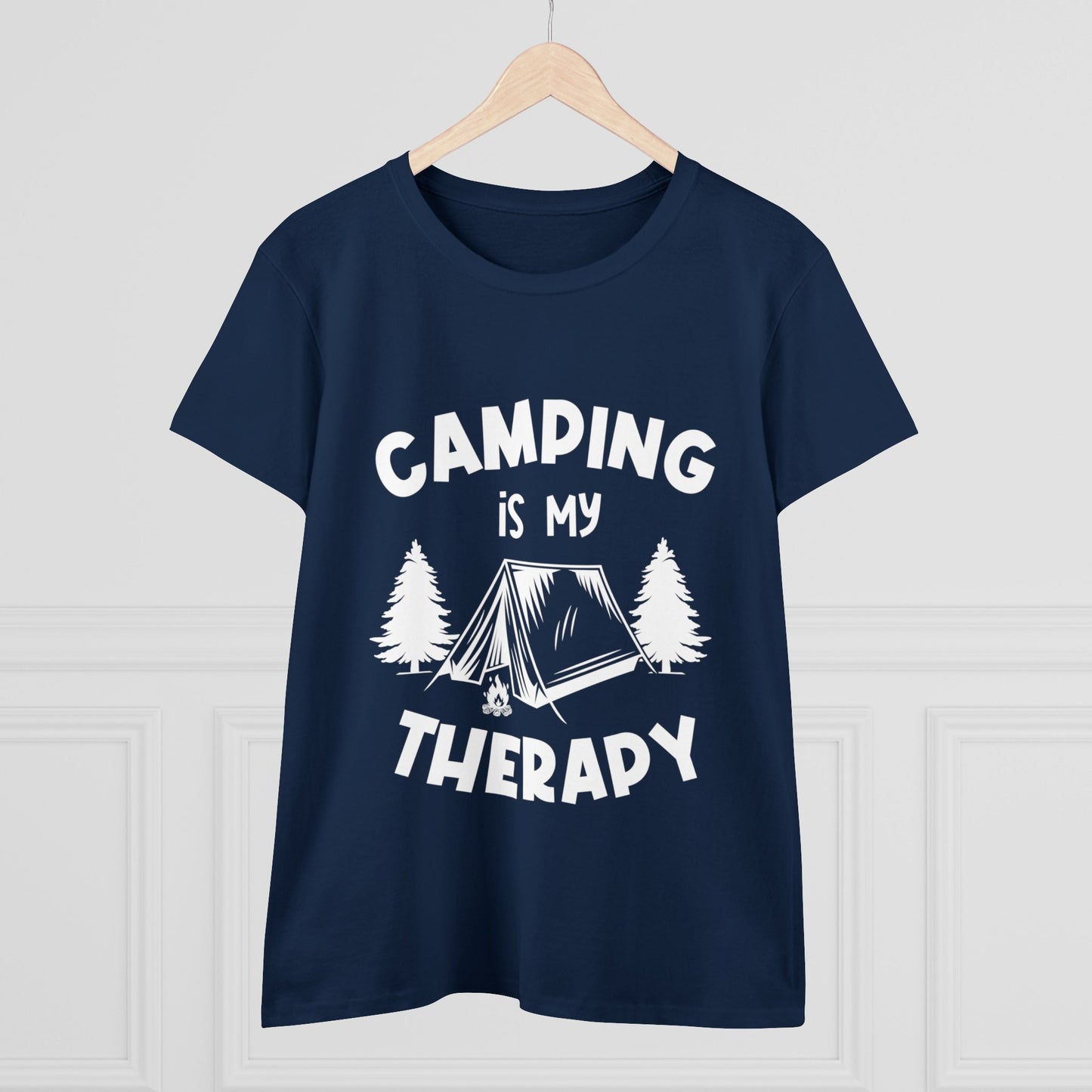 Women's Midweight Cotton Tee Camping