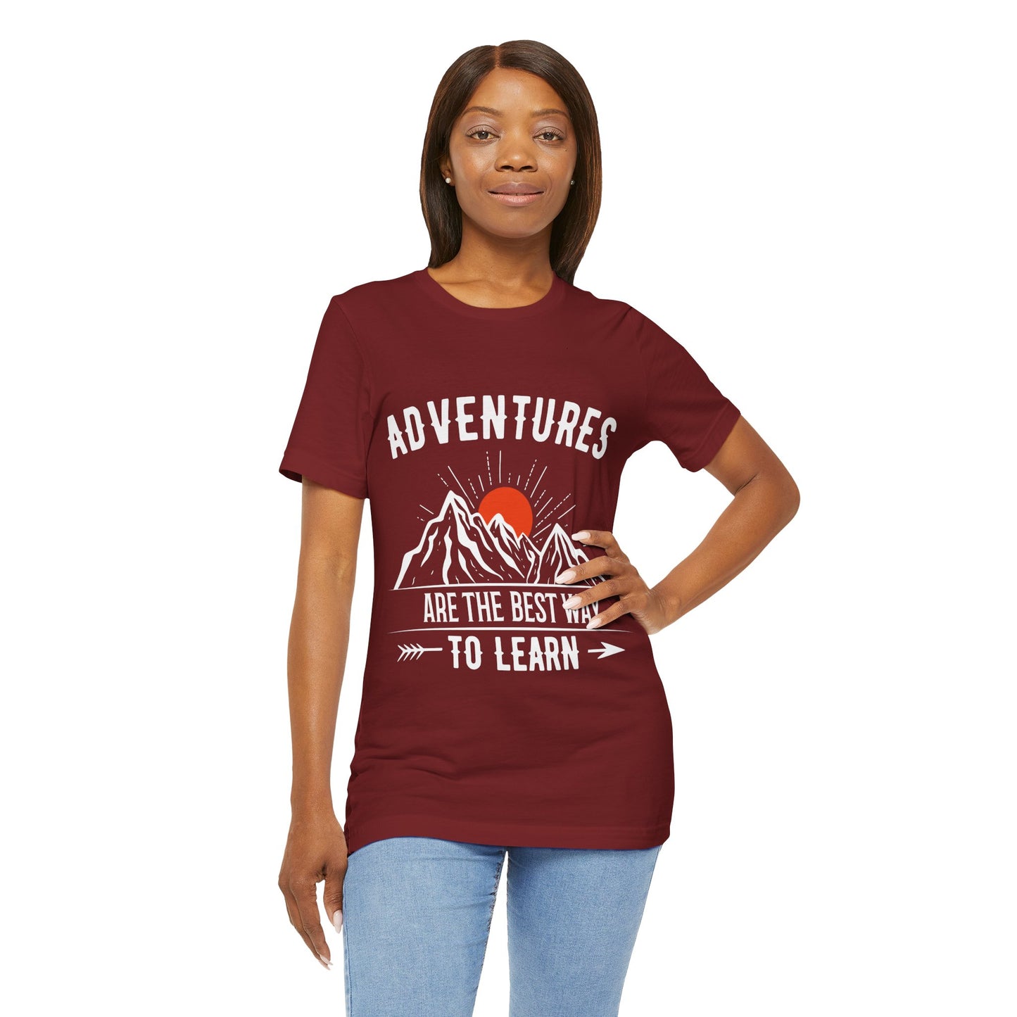 Adventure  Short Sleeve Tee Camping outdoors