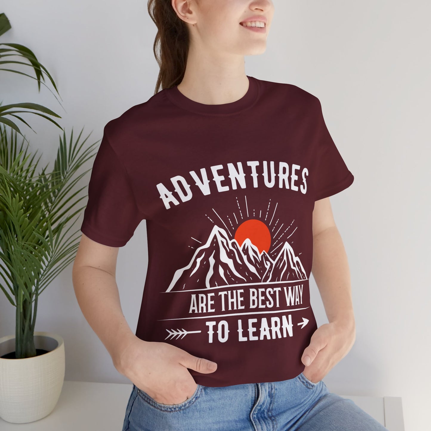 Adventure  Short Sleeve Tee Camping outdoors