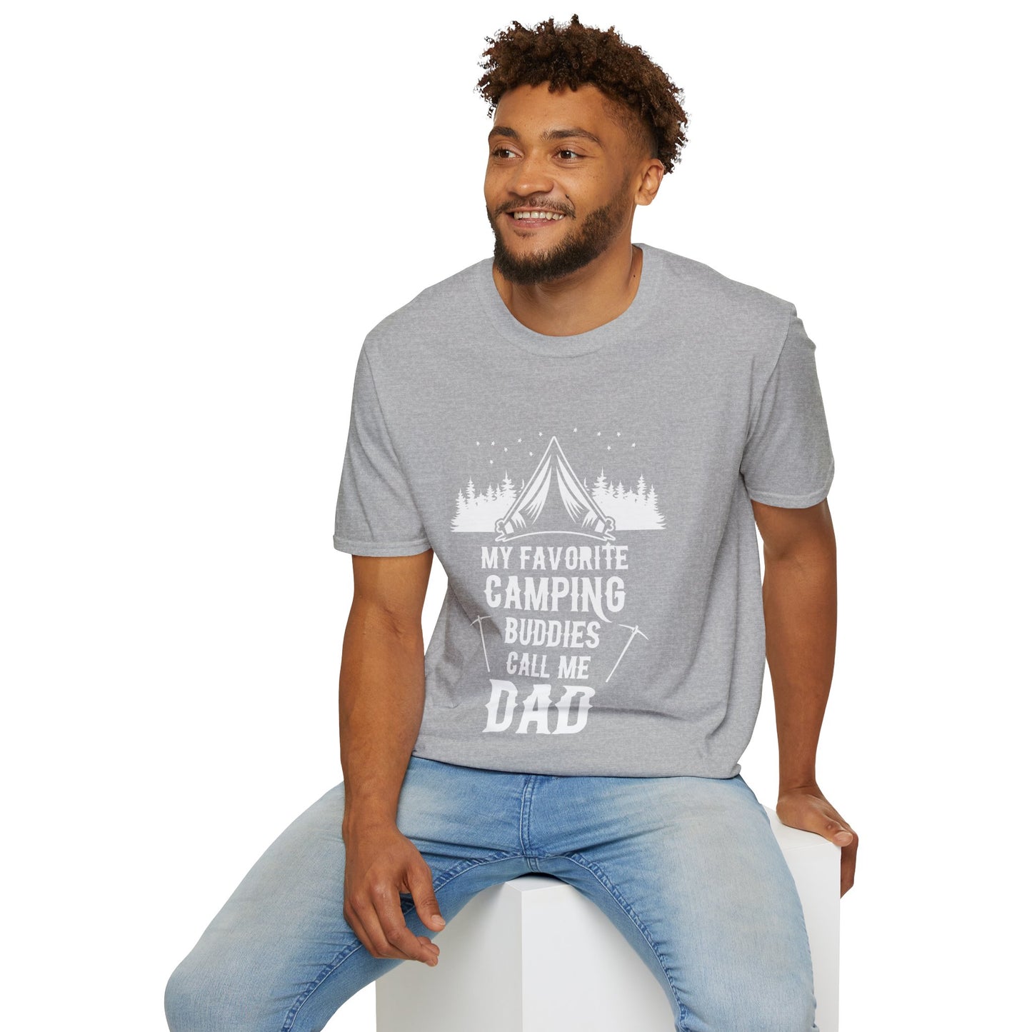 Camping with dad tees