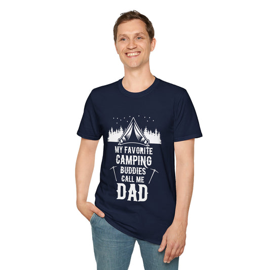 Camping with dad tees