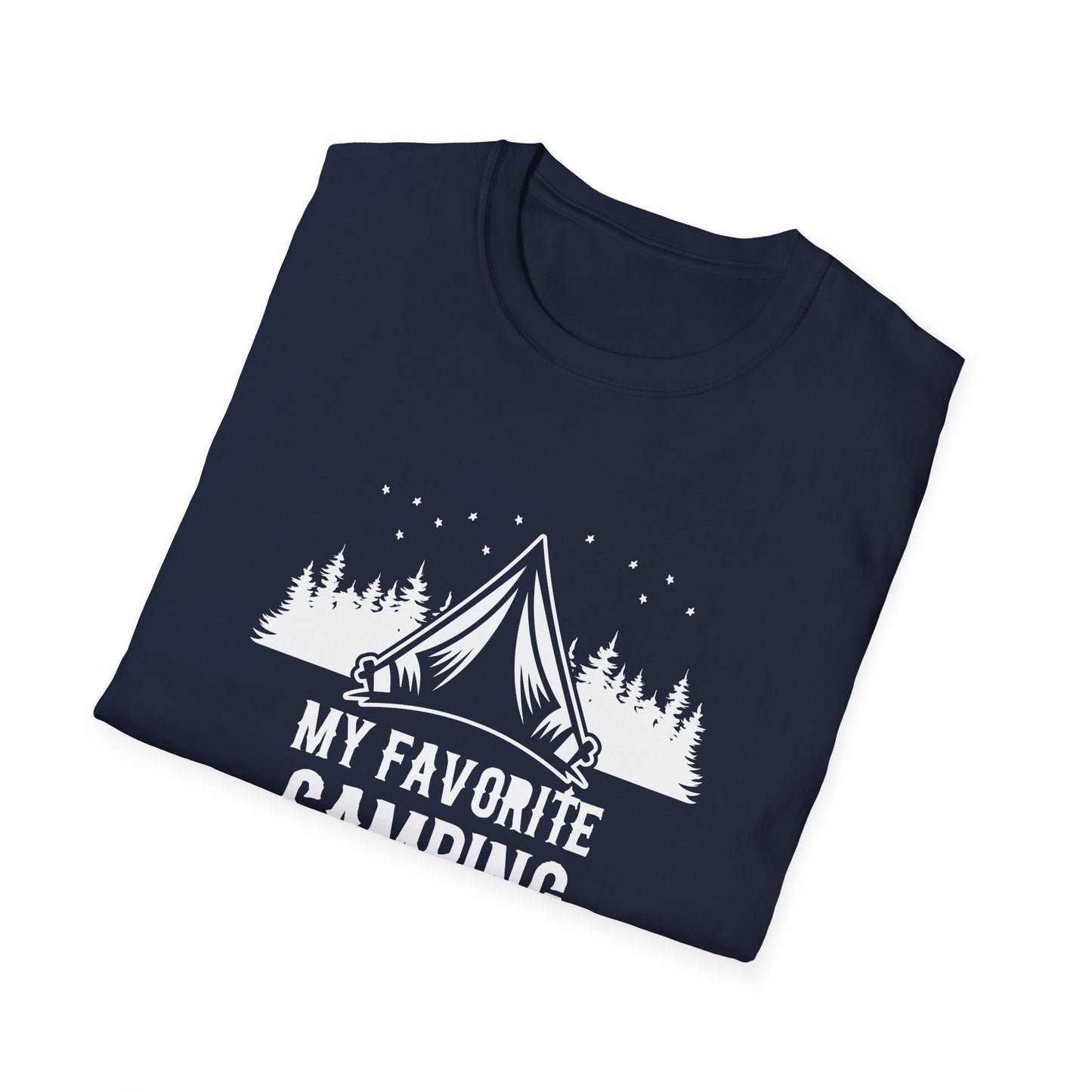 Camping with dad tees